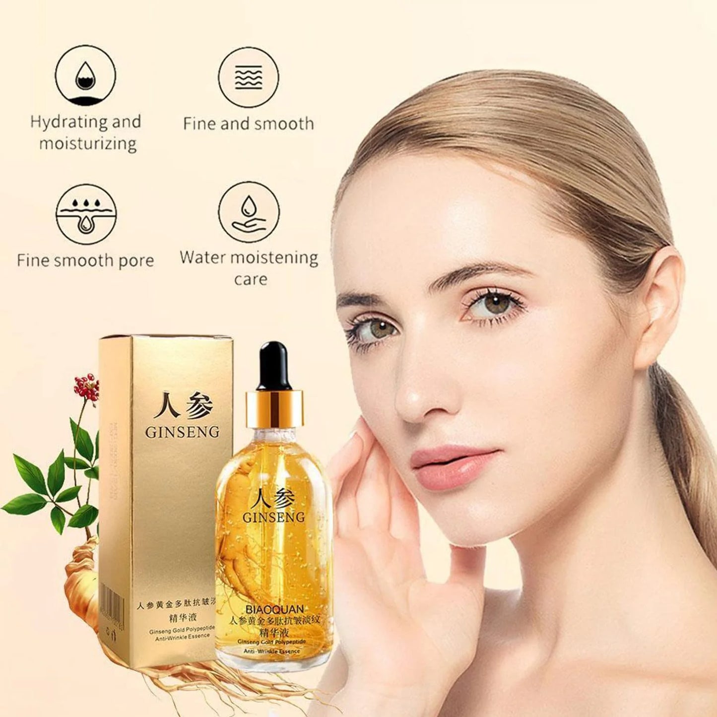 Ginseng Gold Korean Polypeptide Anti-Ageing Serum (30Ml)
