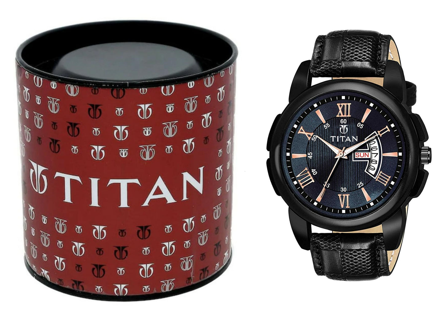Premium Black Titan Analog Watch