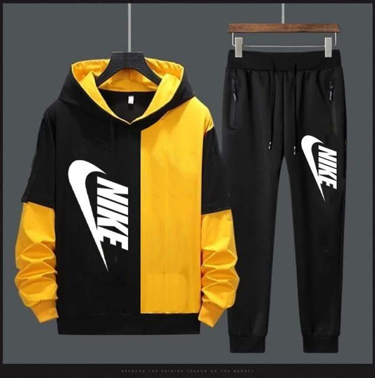Nike Printed  Full Sleeves Regular Fit Mens Track Suit