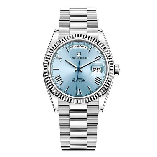 Limited Edition Watch of Pagani Design (BLUE-SILVER)